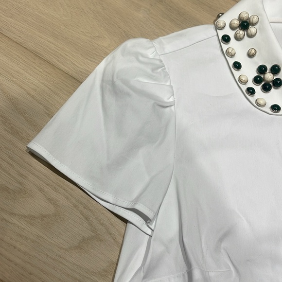 Red Valentino beaded blouse - Picture 4 of 5